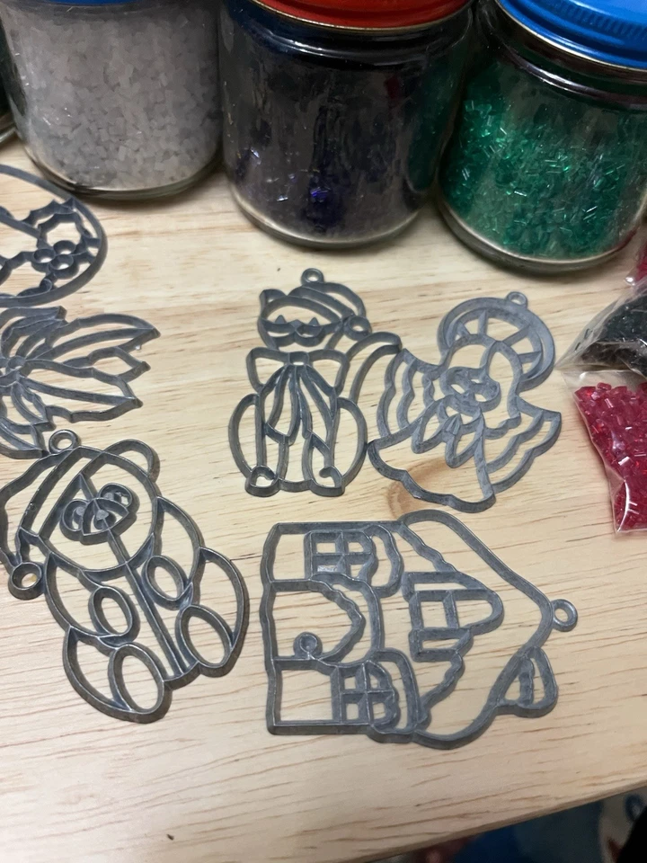 Винтажные пластиковые кристаллы для выпечки Makit & Bakit лот металлических рождественских рамок БЕЗ БАНОК! - Изображение 3 из 4