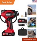 Tire Inflator Portable Air Compressor, 20V Cordless Car Tire Pump, Rechargeab...