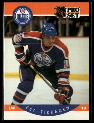 Esa Tikkanen 1990-91 Pro Set #97 Edmonton Oilers