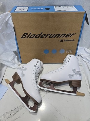 Rollerblade Bladerunner Ice Diva Women's Adult Figure Skates Ice White and Rose