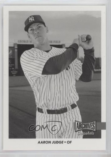 2017 Topps Archives Snapshots Black & White Aaron Judge #AS-AJ Rookie RC