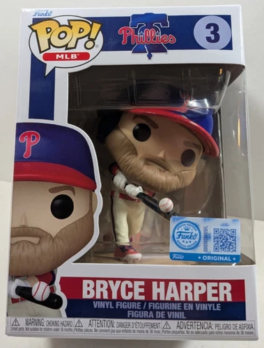 Funko Pop Bryce Harper Philadelphia Phillies Chick-fil-A SGA 8/30/25 MLB 3 NEW