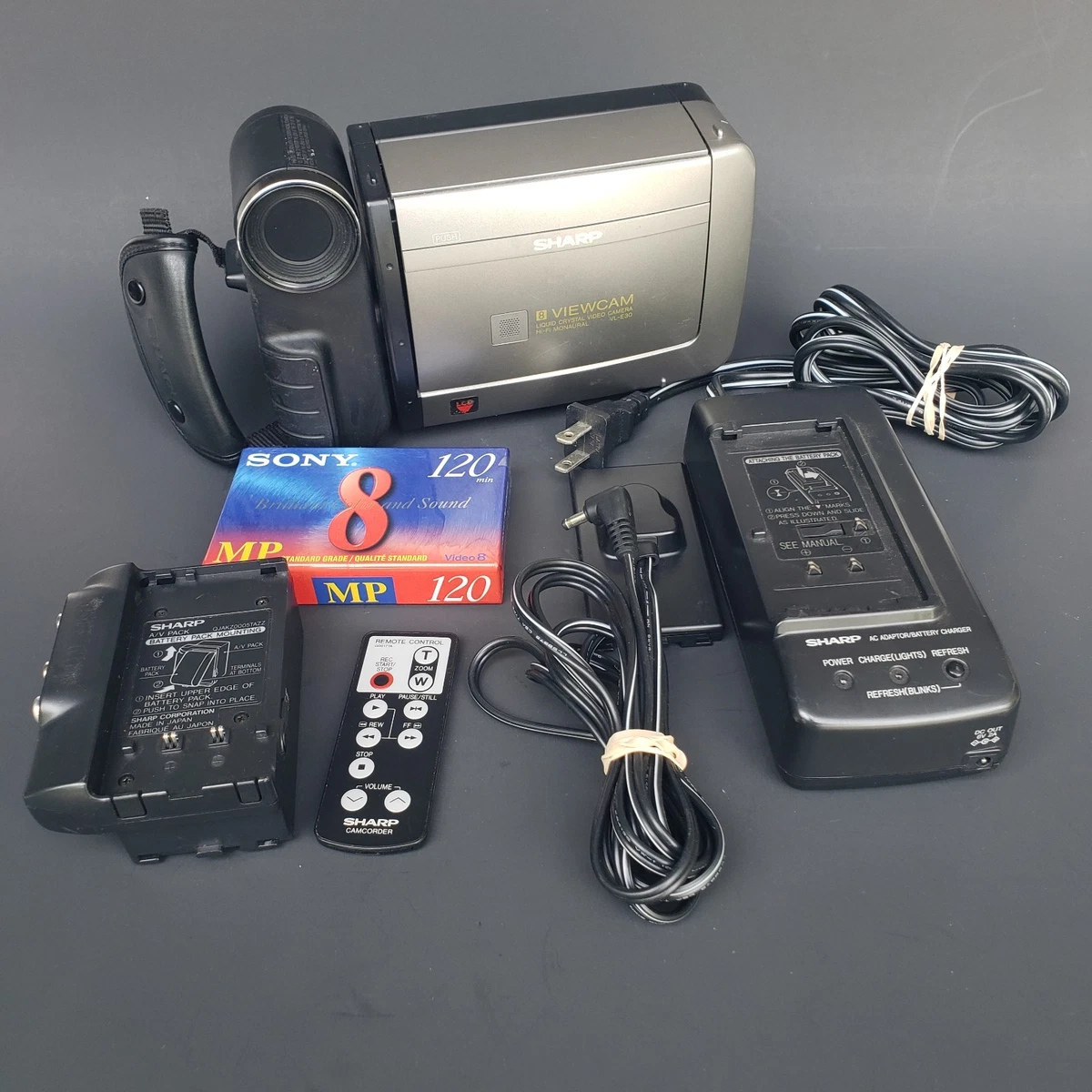 Preços baixos em Filmadoras de Vídeo 8 Sharp Viewcam Preto | eBay