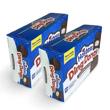Hostess Ding Dongs Chocolate Donuts, 12.7 oz, 2 Pack