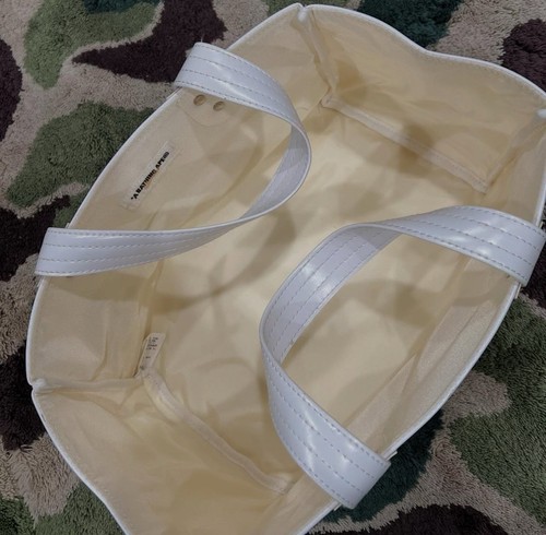 2008 A Bathing Ape White Cowboy Rope Leather Bag Bape Nigo Human Made Off Milo - Picture 3 of 6