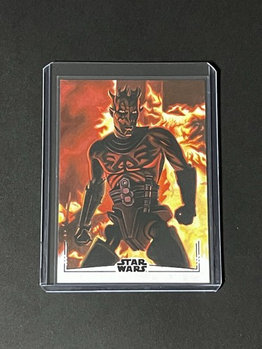 Kris Penix [Black Foil] Star Wars 2025 Topps Chrome Sketch card