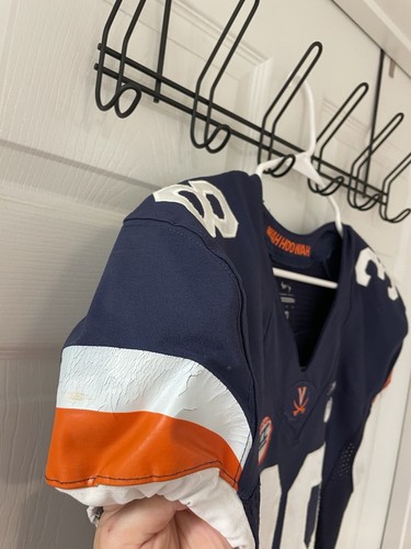 2017 Nike Virginia UVA Cavaliers Charles Snowden #38 Game Used Football Jersey - Picture 7 of 14
