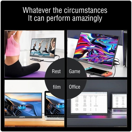 Moniteur Tactile Portable 16" 1200P HDR 16:10 USB-C HDMI pour PC PS5 Switch - Photo 4/8
