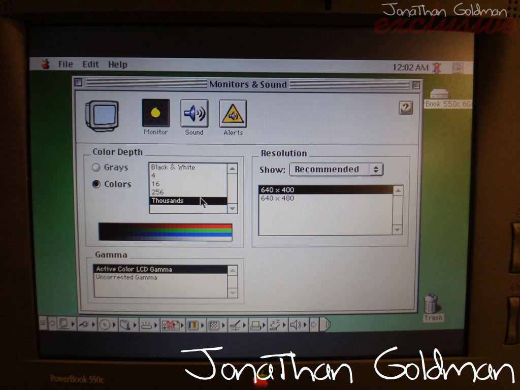 Apple Macintosh PowerBook 550c 68040 36MB RAM 160MB HD Mac Apple Macintosh PowerBook 550c 68040 36MB RAM 160MB HD Mac