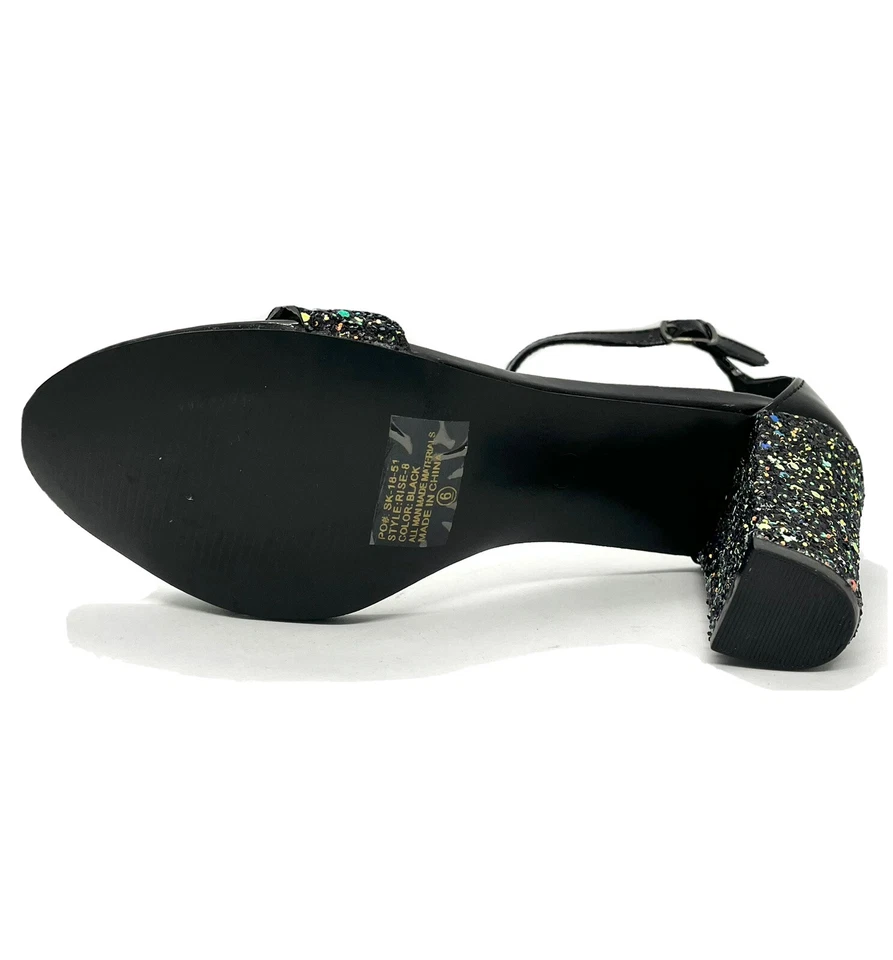 Zapatos de vestir de noche y fiesta Forever Rise-8 negros para mujer talla 6,5 Foto 4 de 4