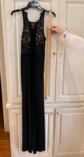 Prom gown worn once, black, size 1 Blondie nites