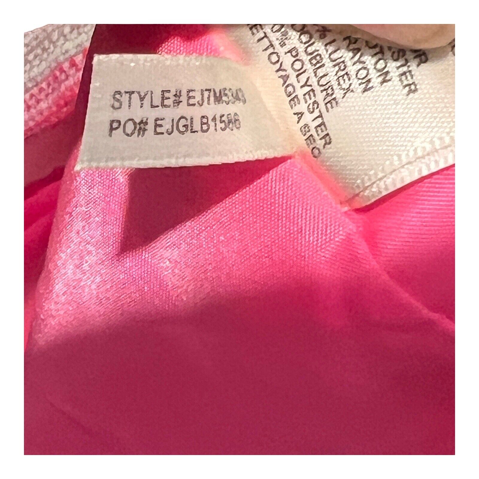 Eliza J Dress WMNS 6 Pink Alina Striped Tweed Cre… - image 10
