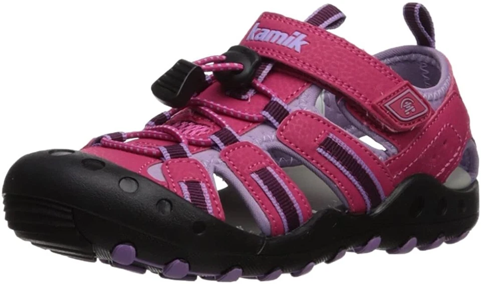 Sandalia Kamik 258613 Cangrejo Niñas Pequeñas Rosa Brillante Talla 5 Mediana Foto 3 de 4