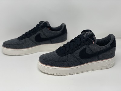 Nike Air Force 1 07 PRM 3x1 Black Denim Sneaker, Size 11.5 BNIB 905345-006 | eBay