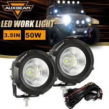 Auxbeam Pair 3.5 Led Light Bar Pods Offroad Switch Kit For Dodge Ram 1500 2500 Auxbeam Pair 3.5 Led Light Bar Pods Offroad Switch Kit For Dodge Ram 1500 2500