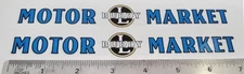 BUDDY-L  MOTOR MARKET TRUCK DECAL SET