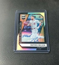 2021 Panini Elite Extra Edition MATHEU NELSON AUTO