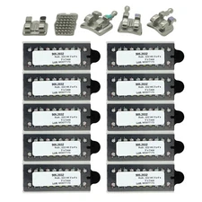 Dental Braces Tool OC 022 345 Hooks Roth Orthodontic Bracket Metal MIM 10 Kits