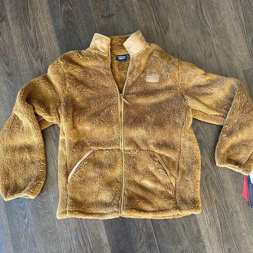 NWT Reebok Outerwear Navy Faux Fur 