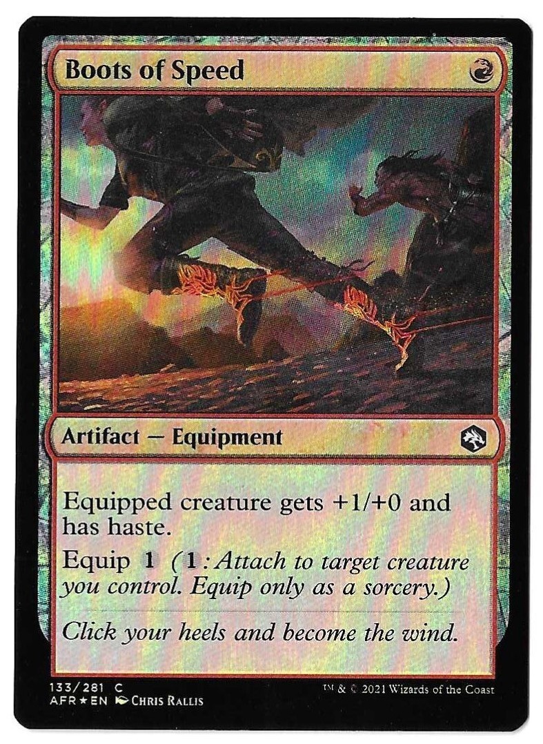MTG Boots of Speed FOIL Adventures in the Forgotten Realms (AFR