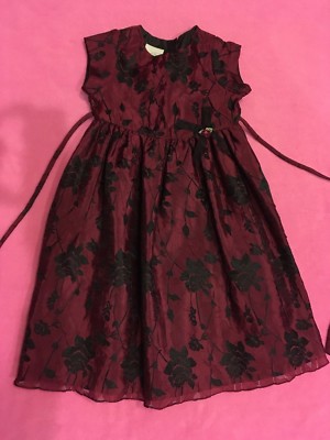 MARMELLATA Dark BURGUNDY w/Black DRESS 