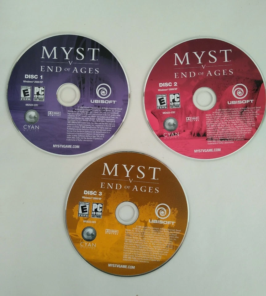 Myst V End of Ages The Last Chapter 3 Disc Set Microsoft Windows 2000/XP 2005 - Image 2 of 4