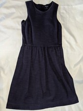 Madewell Dress Afternoon Fit And Flare Navy Blue Size XS Zipper