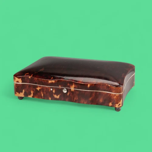 Nice Antique celluloid  spoonbox, 19th ct.