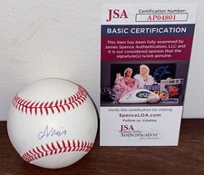 Aiden Harris Signed Auto Rawlings MLB Baseball Georgia Bulldogs #1 Pick USA JSA