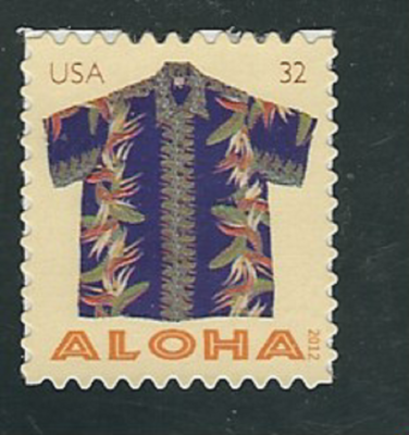Scott #459432 CentAloha Shirt2 Stamps | eBay