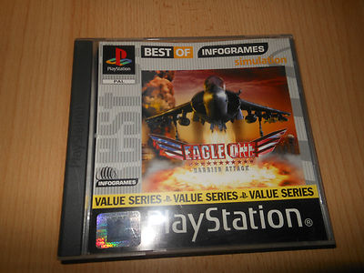 Sony PS1 PAL - Eagle One Harrier Attack NEUWERTIG SAMMLER UK Sendungsverfolgung