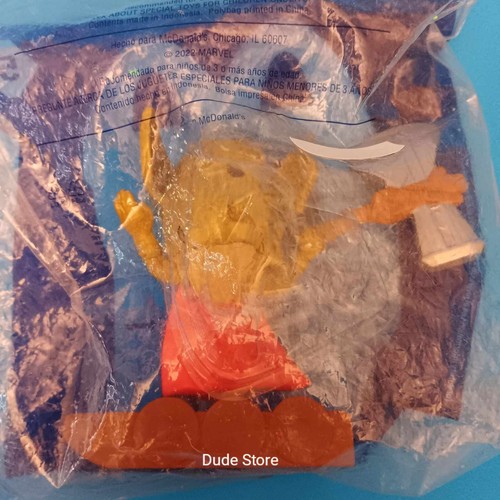 THOR Love And Thunder McDonald’s Happy Meal - Giocattolo #5 Golden Armor Thor 2022 Nuovo - Foto 3 di 6