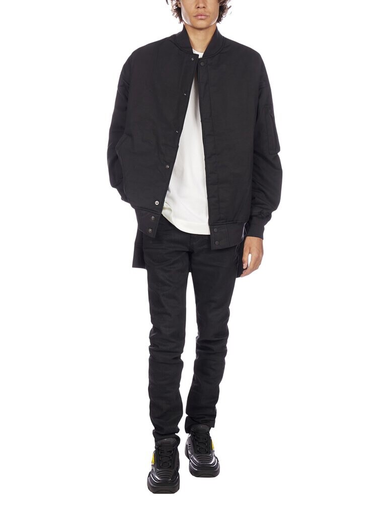 Y-3 Yohji Yamamoto Adidas CH2 GFX Graphic Bomber Jacket Black