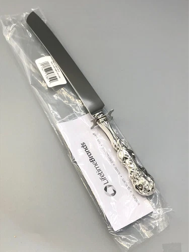 Lion by Wallace Sterling Silver Wedding Cake Knife 12.25", factory NEW