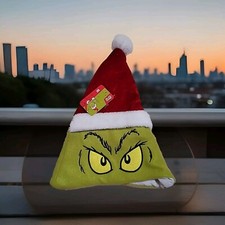The Grinch Christmas Stocking Cap Hat Fitted Youth One Size New