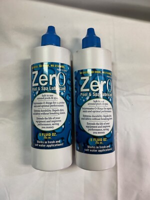2-Pack Lubegard 75200 Zer0 Pool and Spa Lubricant - 8 oz.