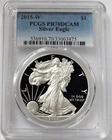 2015 W PROOF AMERICAN SILVER EAGLE $1 DOLLAR 1 OZ COIN PCGS PR 70 DCAM