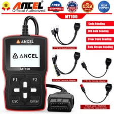 ANCEL MT100 Motorcycle OBD2 Scanner Code Reader ABS Engine Diagnostic Scan Tool