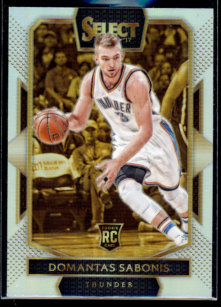 2016-17 Select Domantas Sabonis Silver Prizm Courtside #273 Kings Rookie Card
