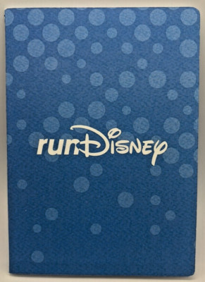 runDisney Running Log Marathon Half 10K 5k Training Mickey Mouse 7'' x 5'' NEW