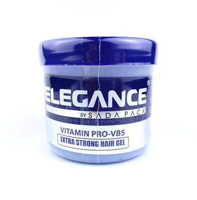 2 X Hair Gel EXTRA STRONG ELEGANCE VITAMIN PRO-VB5 500 ML