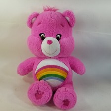 2016 Care Bears Cheer Bear Unlock the Magic Rainbow 13" Stuffed Animal Plush