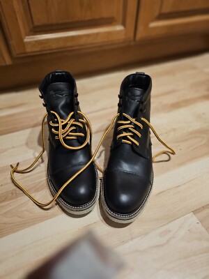 Brand New Black Moc Toe Milwaukee Boot Co. Size 9 Burleigh Moc Toe Women main image 2