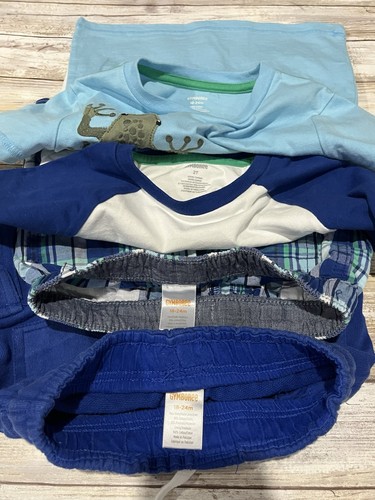 Gymboree Boys 18 24 Months 2T Critter Camp Plaid Shorts, Frog & Turtle Lot - Picture 7 of 7