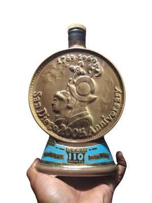 Jim Beam 110 Bourbon Whiskey 200th Anniversary 1962 Distillery Decanter