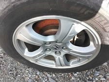 Wheel 18x7-12 Alloy 5 Spoke Light Gray Inset Ex Fits 12-15 Pilot 3195775