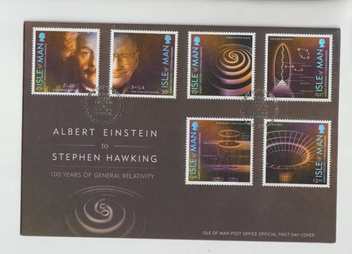 GB Isle of Man 2016 Albert Einstein to Stephen Hawking FDC