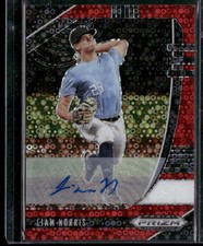 2020 Panini Prizm Draft Picks #PDP90 Liam Norris Autographs Red Circles #/99