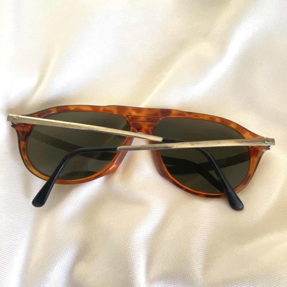Vintage Retro 70s 80s Tortoise Unisex Aviator Sunglasses Mens - Image 3 of 4