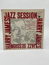 HARRY JAMES JAZZ SESSIONS 12" LP VG+ VINYL RECORD COLUMBIA CL669 FREE SHIPPING